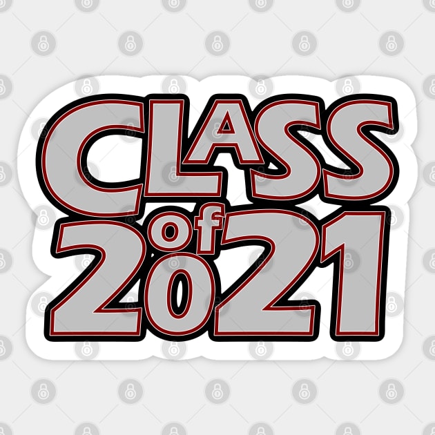 Grad Class of 2021 Sticker by gkillerb
